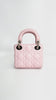 Brand New. Lady Dior Mini Pale Pink. 15-MA-0211|4401