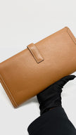 Preowned. Hermes Jige Clutch Gold Epsom. KP35|13000