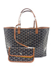 Brand New. Goyard St. Louis PM Black/Tan. ADM020225|17150
