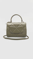 Preowned. Chanel Trendy Small Gray Lambskin GHW. 28739111|8287