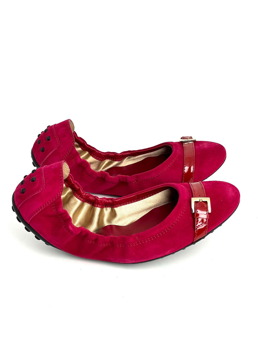 Preowned. Tods Dolls Shoes Pink. 39|12834