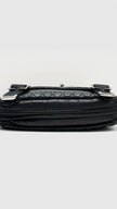 Preowned. Chanel Coco Mark Nylon Messenger Bag Black SHW. 12565863|9866
