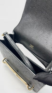 Preowned. Hermes Roulis 18 Black Ostrich GHW. ZST468ZI|15604