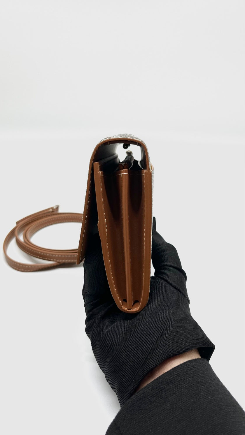 Brand New, Goyard Portefeuille Pochette Tan. CHN020253|5051