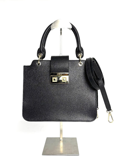 Preowned. Furla 2-Way Black|11834