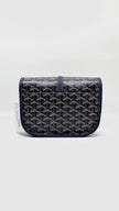 Preowned. Goyard Belvedere PM Blue. LAR020231|5066