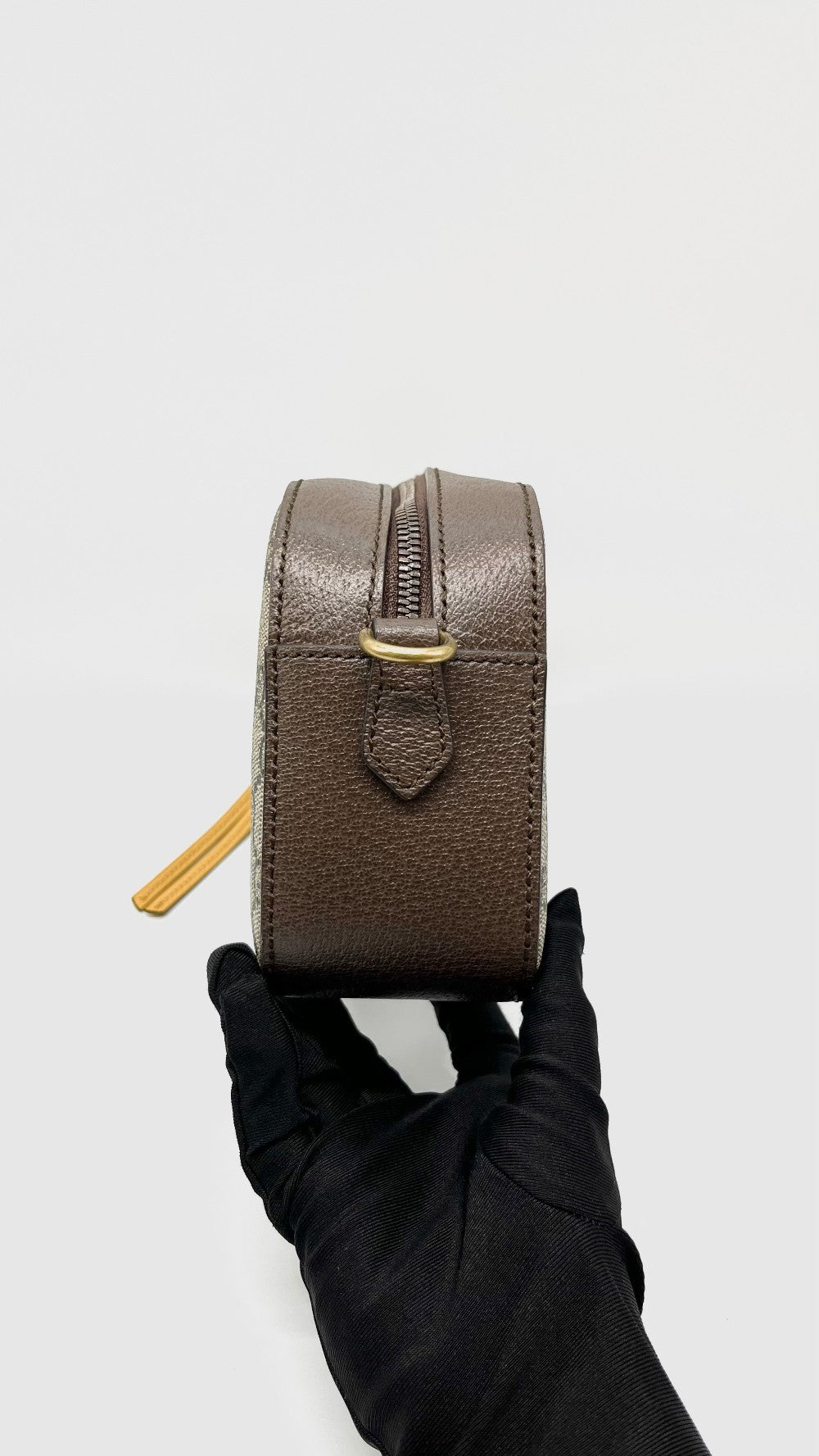 Like New. Gucci Neo Vintage GG Supreme Camera Bag Monogram Brown GHW|14913