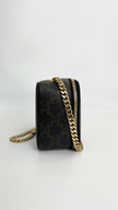 Unused. Celine Triomphe Box Tan|4552