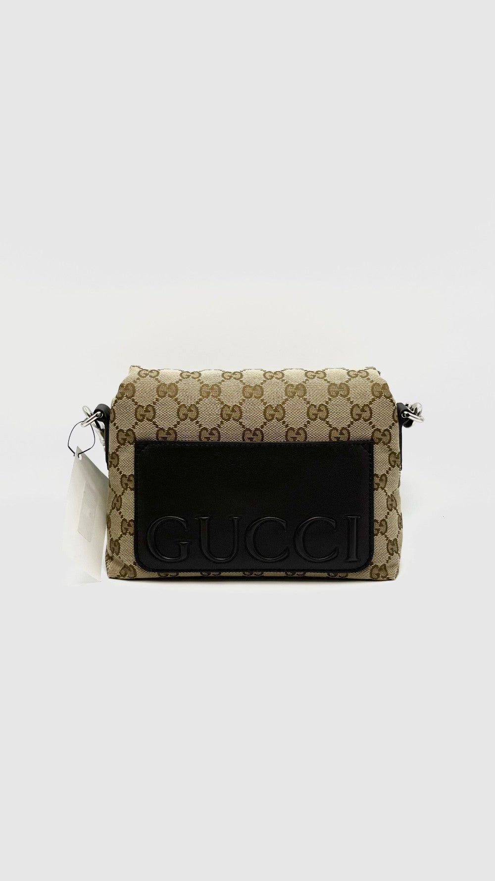 Like New. Gucci GG Canvas Small Crossbody Bag. F04364117|16415
