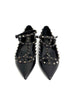 Preowned. Valentino Cage Flats Black. 39.5|12651