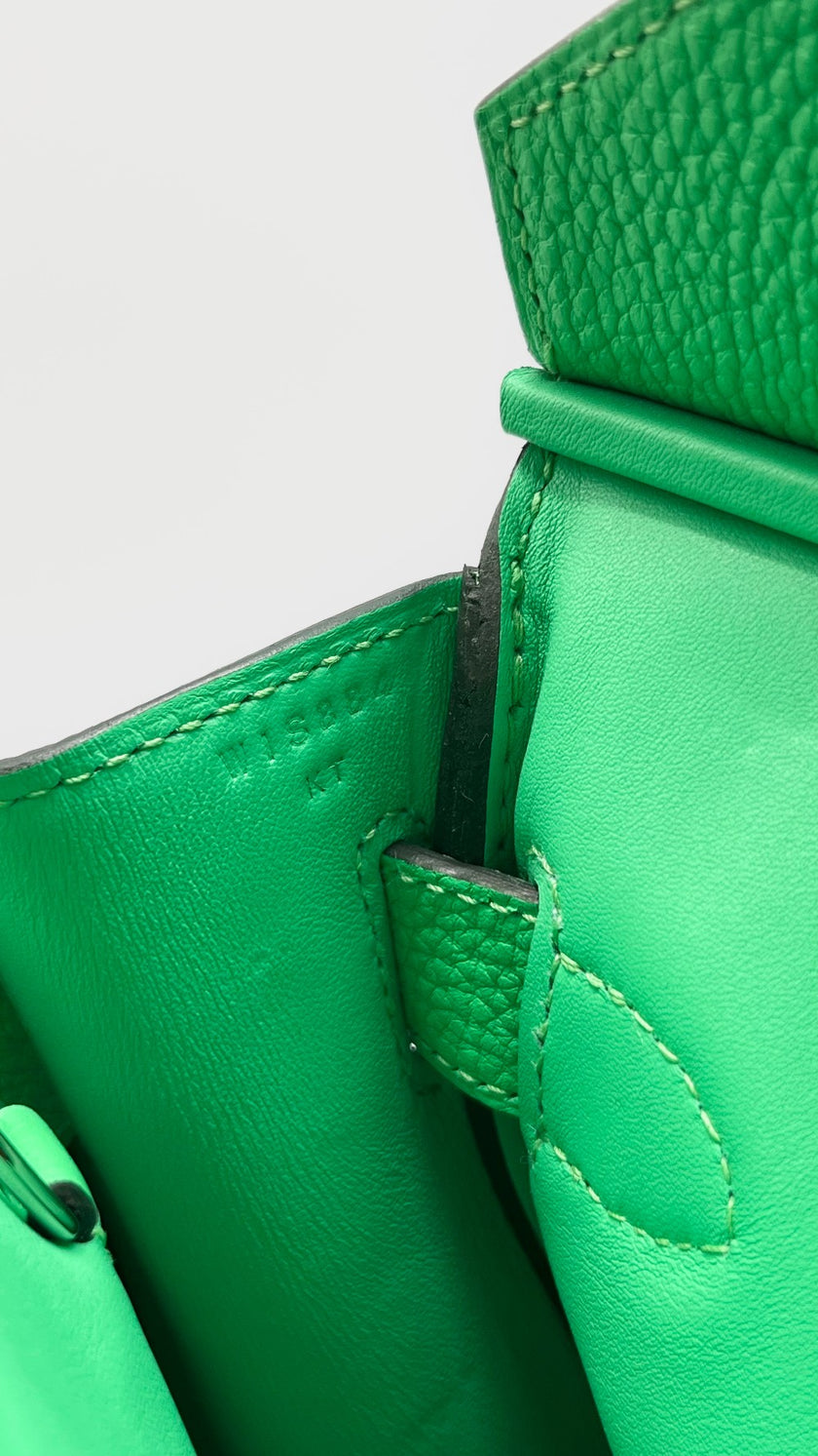 Brand New. Hermes Hac A Dos Togo Vert Comics PHW. WIS884KT|7982