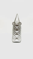 Preowned. Lady Dior Small Silver SHW. 29MA1108|16141