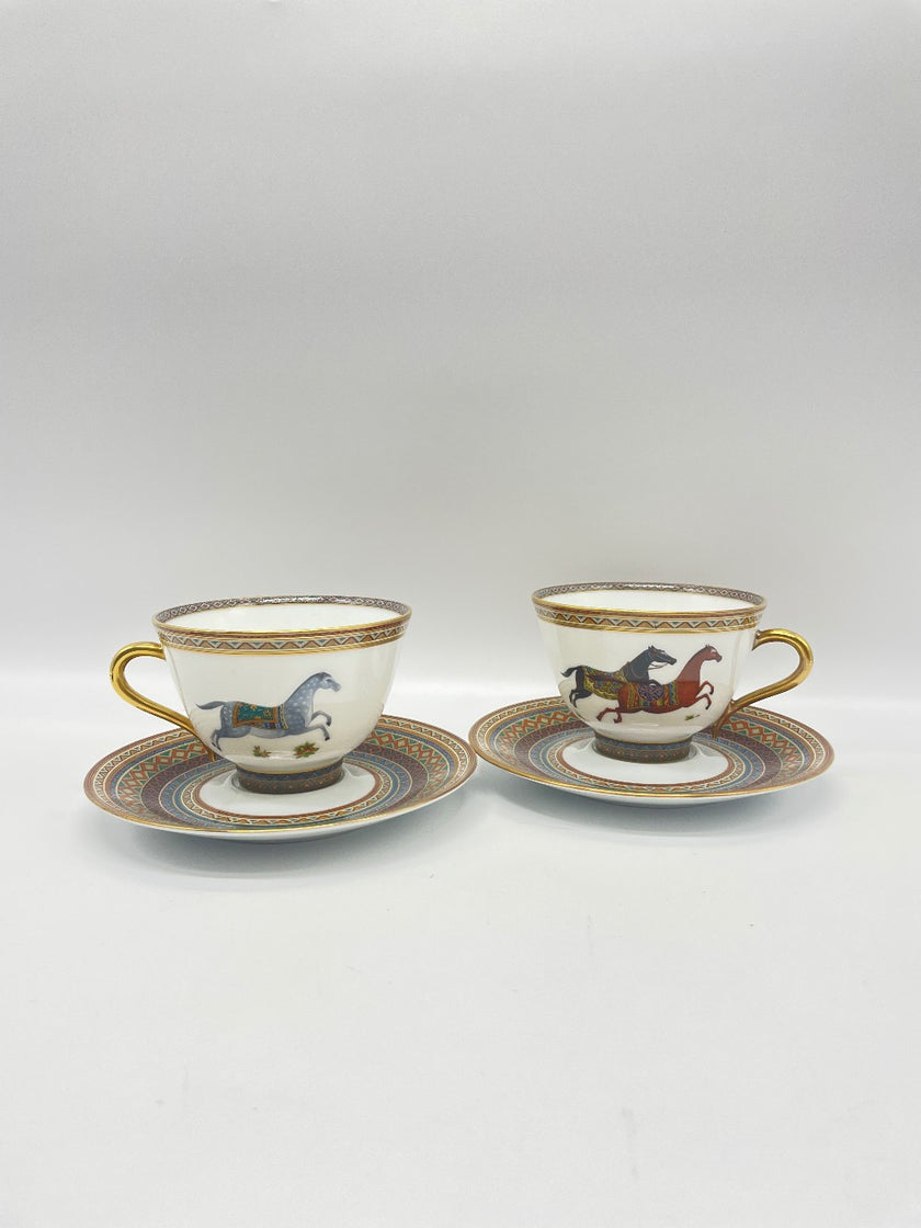 Brand New. Hermes Cheval Breakfast Set|13187