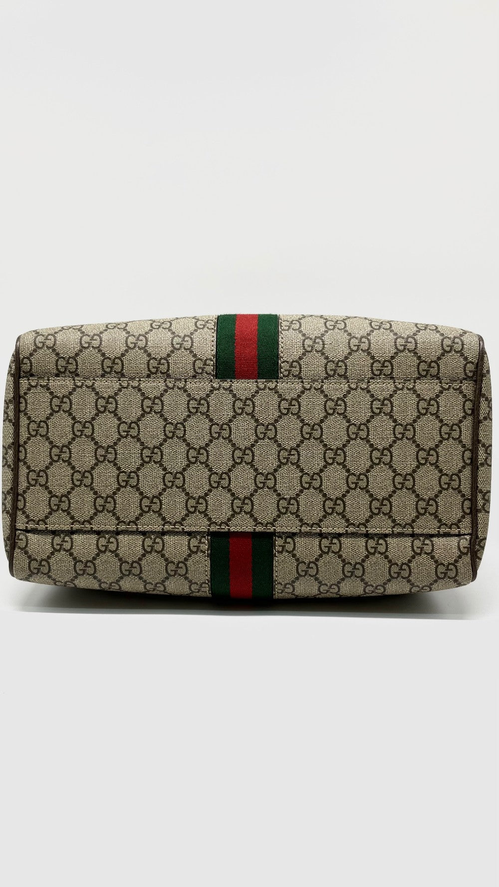 Unsed. Gucci Ophidia Boston GG Supreme Canvas Bag GHW|13394