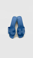 Brand New. Hermes Oran Sandals Blue. 36.5|11603