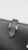 Preowned. Hermes Bearn Compact Wallet Black PHW. DNN002NY|9926