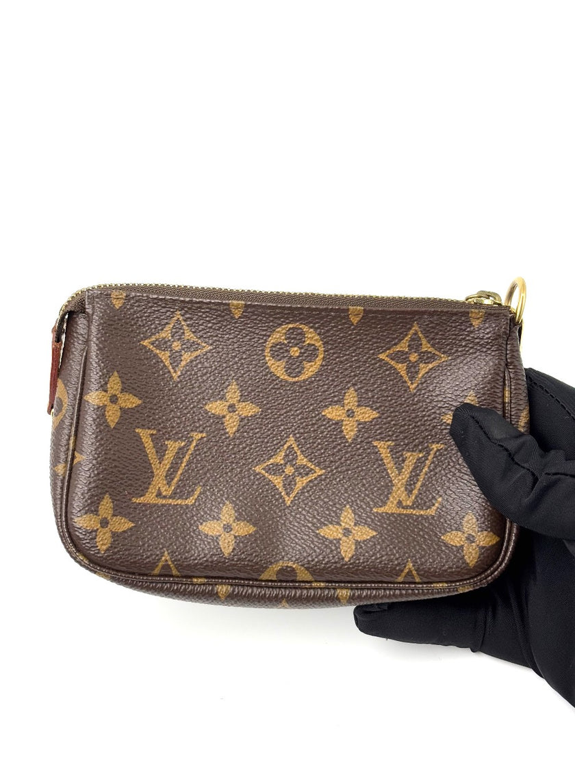 Preowned. LV Mini Pochette Mono. SF4291|6656