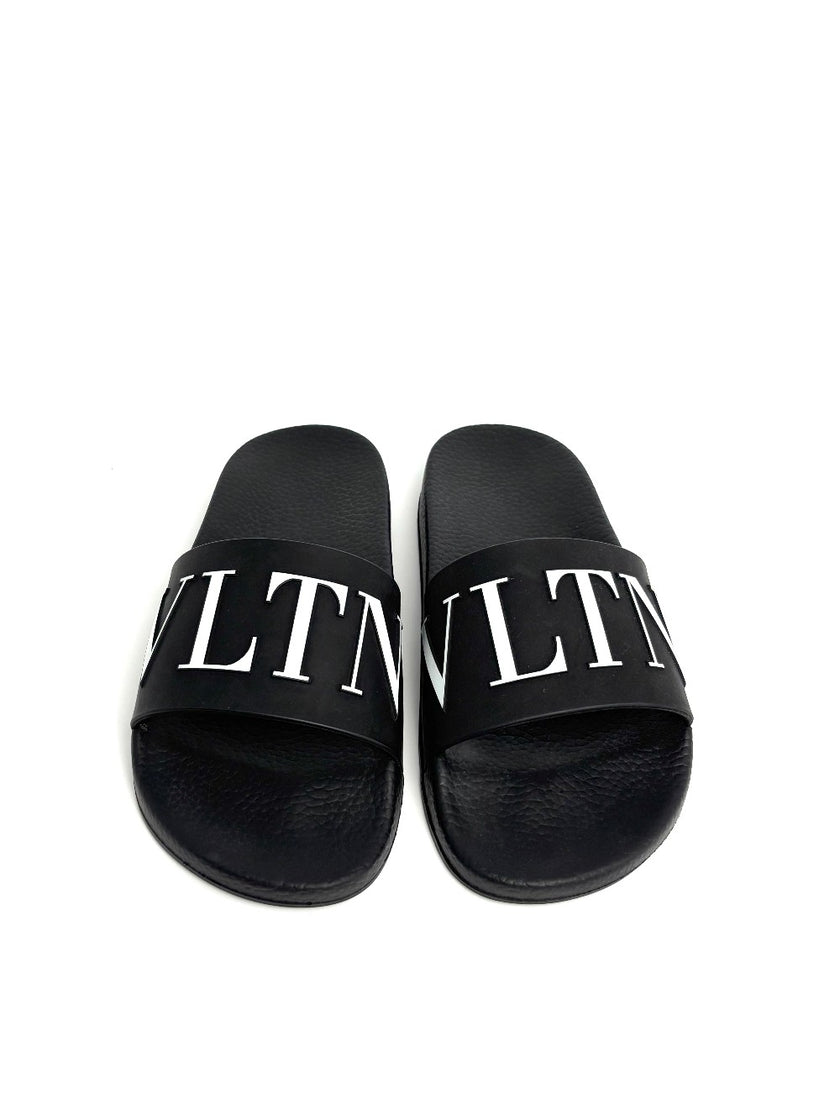 Brand New. Valentino Slides Black. 37|8383