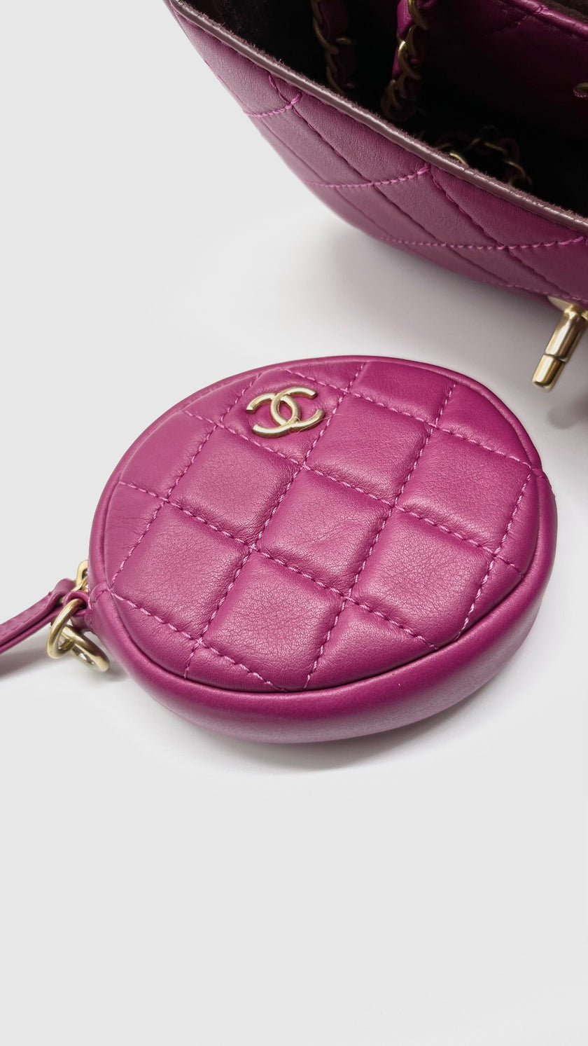 Preowned. Chanel Multi Pouch Flap Bag With Purse. 28760597|5116