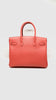 Preowned. Hermes Birkin 30 Epsom Rouge Pivone GHW. ABY781AM|13550