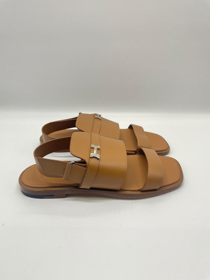 Brand New. Hermes Giacomo Sandals Gold for Men. 42|9171