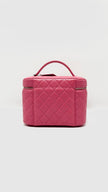 Like New. Chanel Large Vanity Caviar Pink SHW. 29829750|8486
