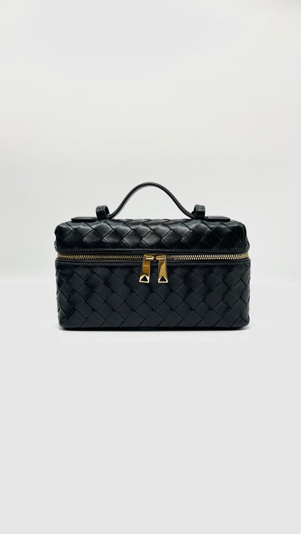 Brand New. Bottega Bang Bang Vanity Case Black GHW|7756