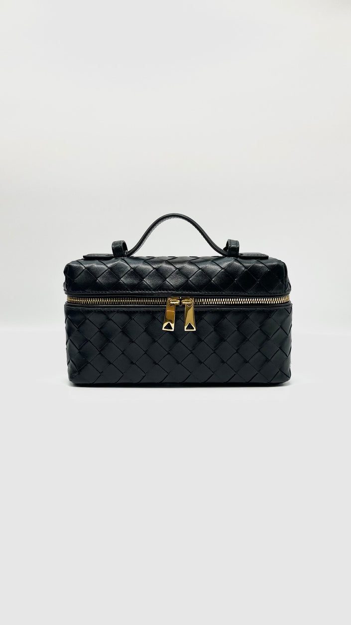 Brand New. Bottega Bang Bang Vanity Case Black GHW|7756