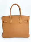 Preowned. Hermes Birkin 30 Gold Officier. CCT557IP|3297