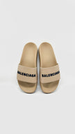 Preowned. Balenciaga Slide Beige. 39|10384