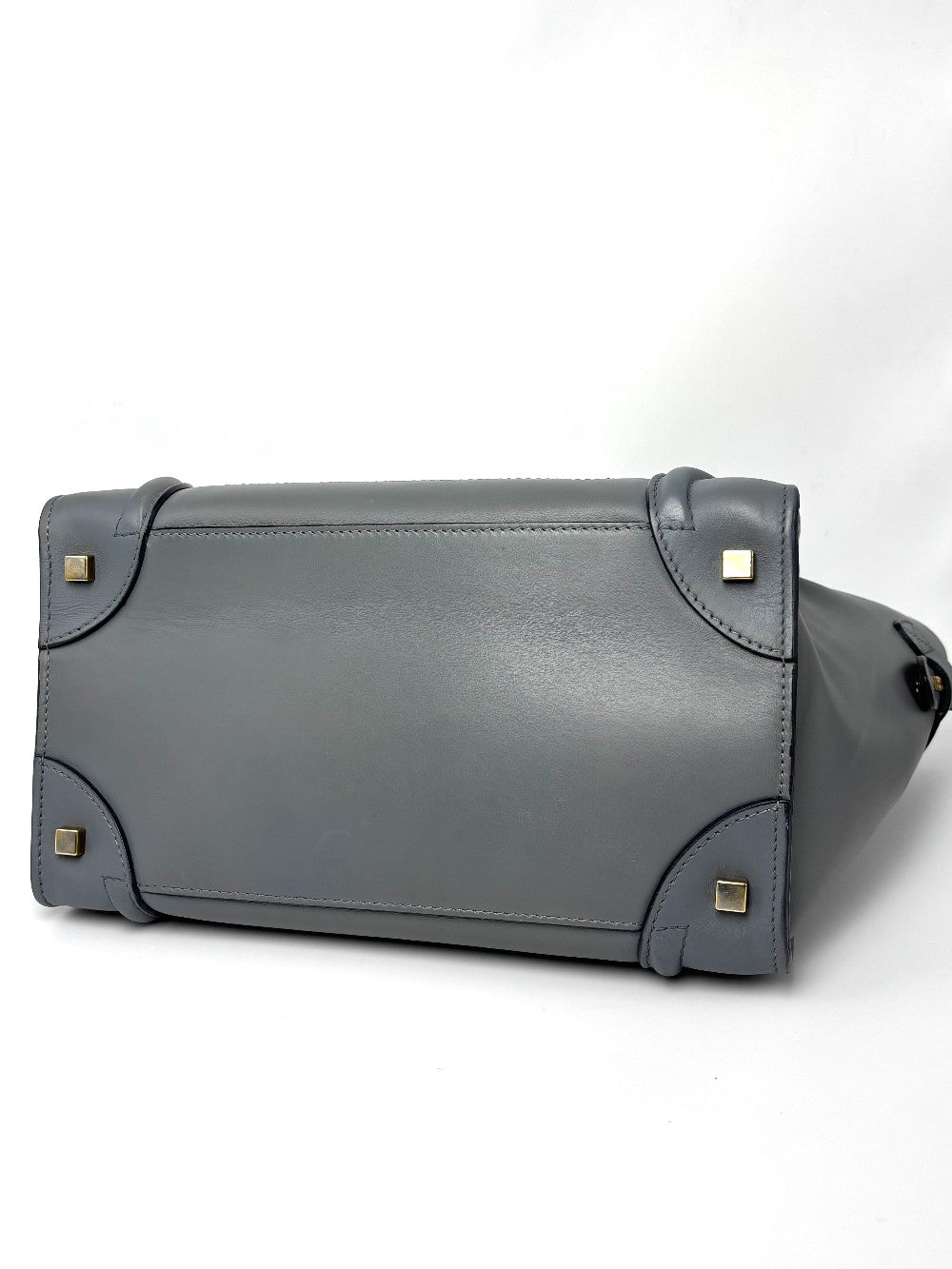 Preowned. Celine Mini Luggage Gray. FGA0152|9505