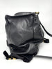 Preowned. Givenchy Pandora Backpack Black Calf/Croc Embossed. EFE0186|8182