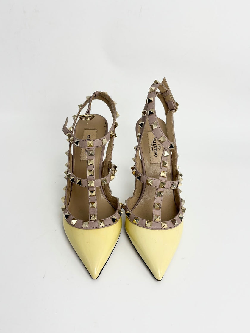 Brand New. Valentino Heel White. 37|12637