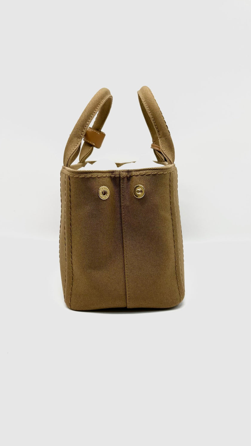 Unused. Prada Jardiniere Mini Bag Tabacco GHW|13781