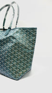 Brand New. Goyard St. Louis PM Metallic Green. CHN020248|11422