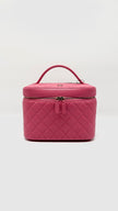 Like New. Chanel Large Vanity Caviar Pink SHW. 29829750|8484