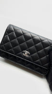 Brand New. Chanel WOC Black Caviar SHW. PLELN41J|16454
