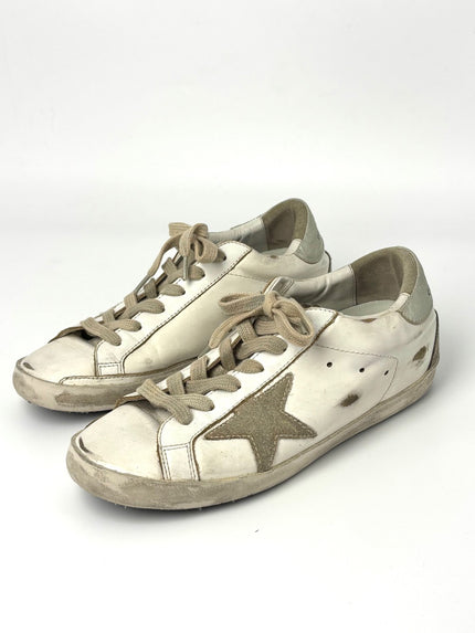 Unused. Golden Goose Superstar White. 36|9007