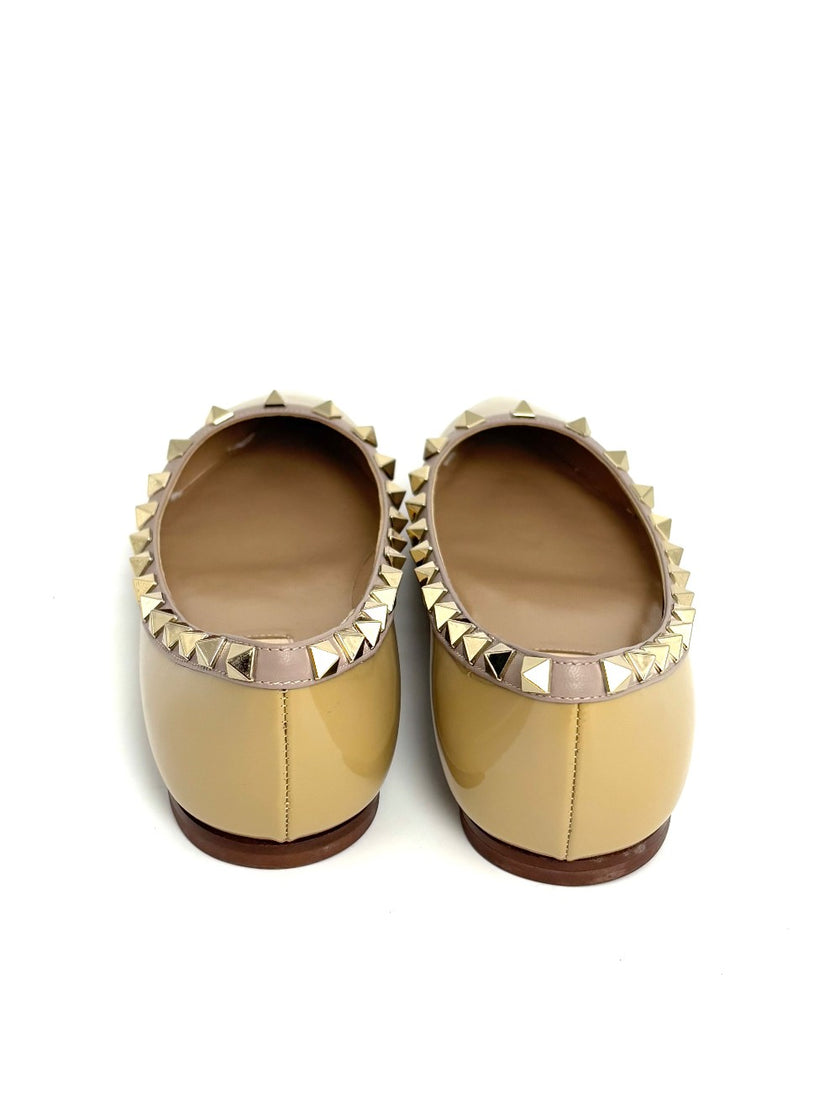 Brand New. Valentino Flats Nude. 36.5|8443