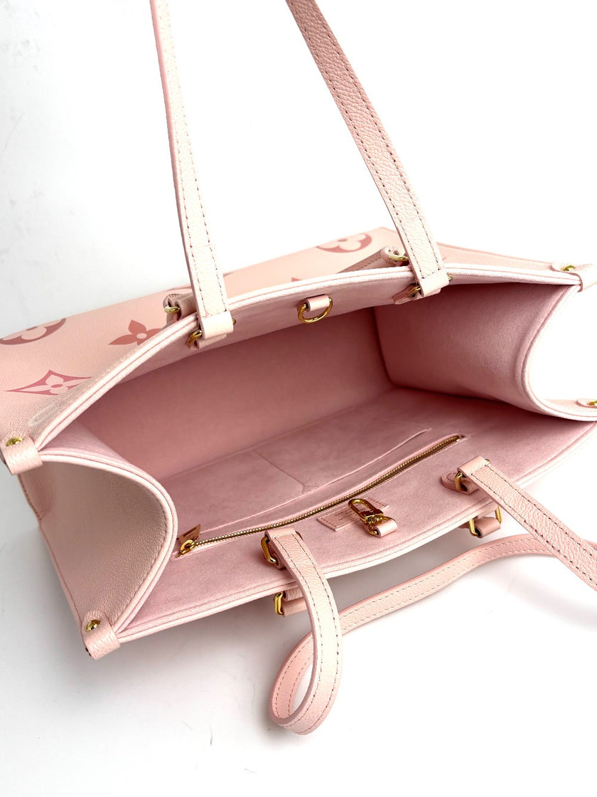 [SALE] Brand New. LV On The Go MM Pink. Microchip|11085