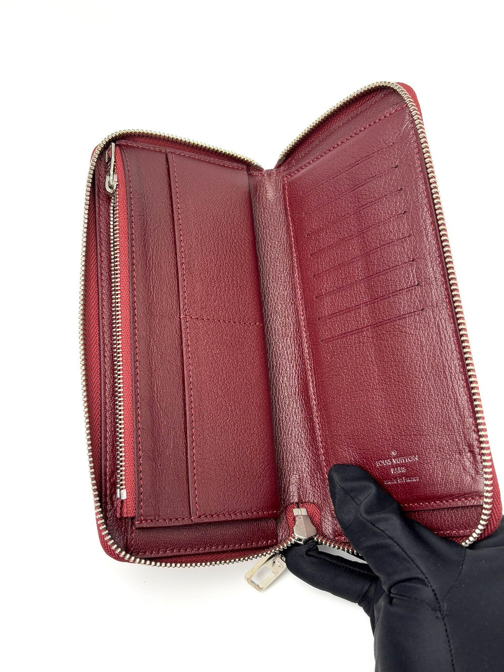 Brand New. LV Zip Long Wallet Croc Red|7126