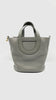 Preowned. Hermes In The Loop 23 Gris Meyer Togo GHW. BBS002ZB|9673