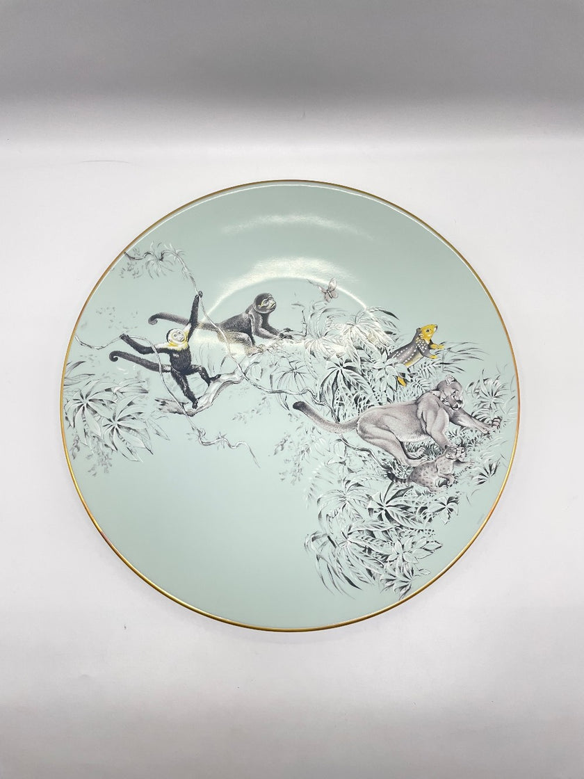 Preowned. Hermes Carnets De Equateur Presentation Plate|13223