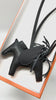 Brand New. Hermes Pegase Charm Gray|9966