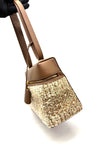 Like New. Loro Piana L27 Extra Pocket Sun Gold Leather/Tweed GHW|17407