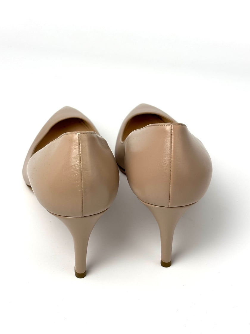 Brand New. Prada Kitten Heel Pumps Nude. 39|8992