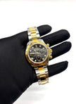 Preowned. Rolex Daytona Black Dial With Diamonds Two Tone YG/Steel 2016|16859