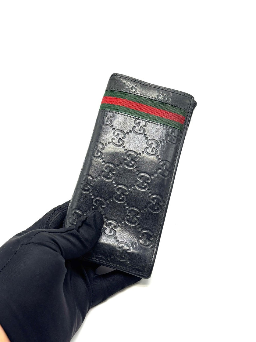 Preowned. Gucci Guccissima Long Wallet Leather|16973