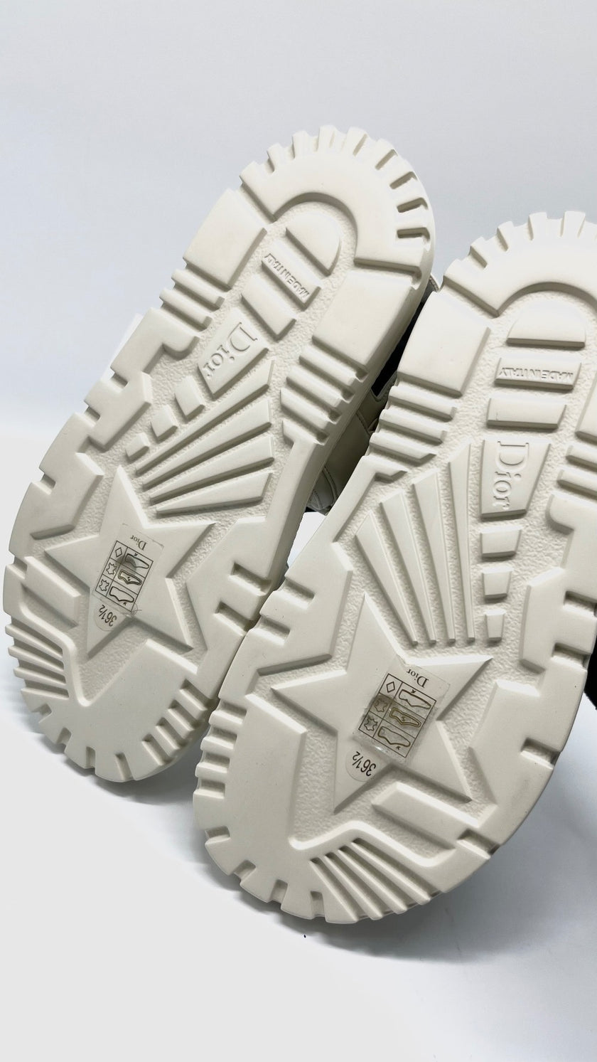 Brand New. Dior Dioract Sandal Ivory. 36.5|8533