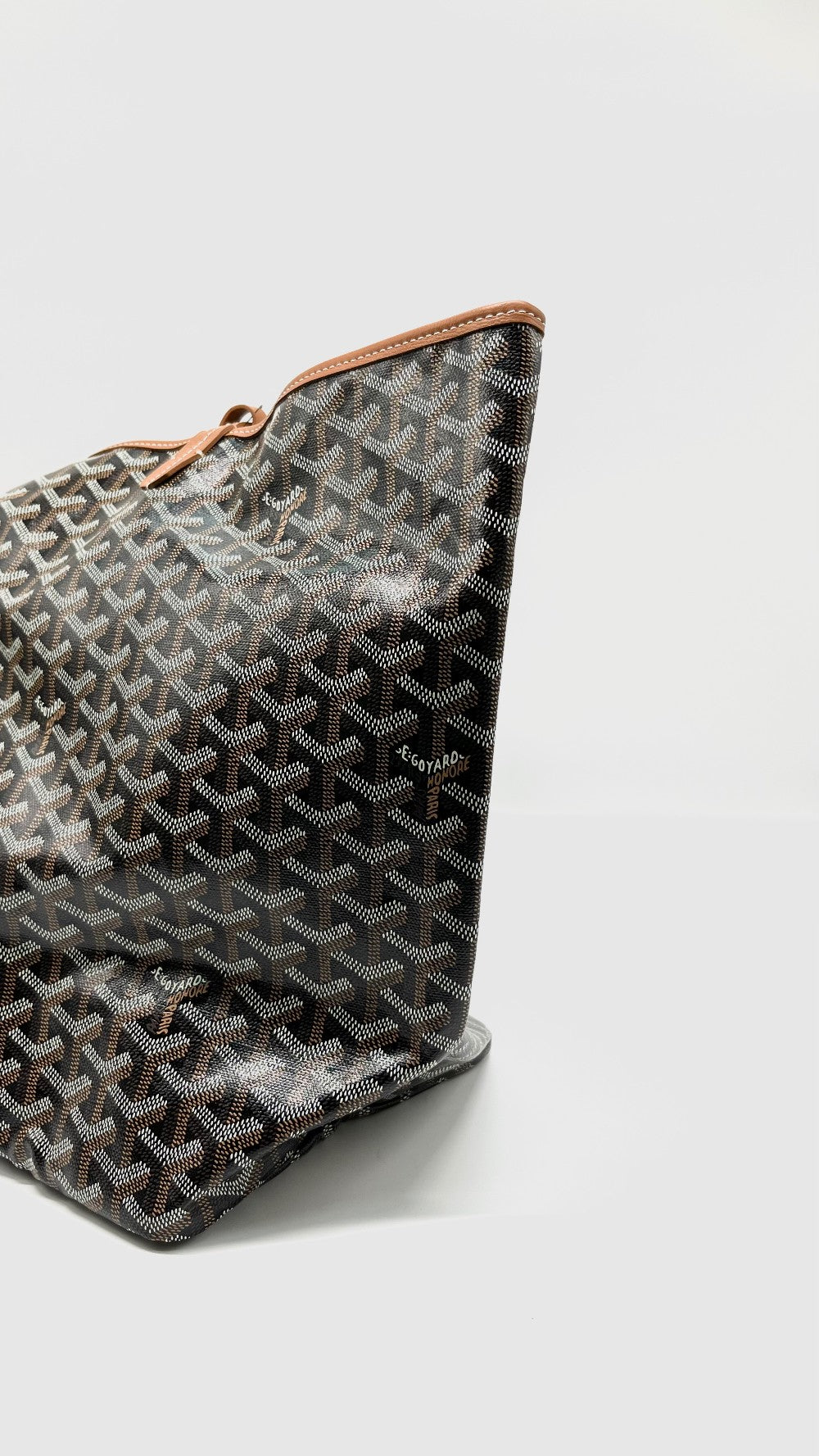 Brand New. Goyard St. Louis GM Black/Tan. ADM120230|10144